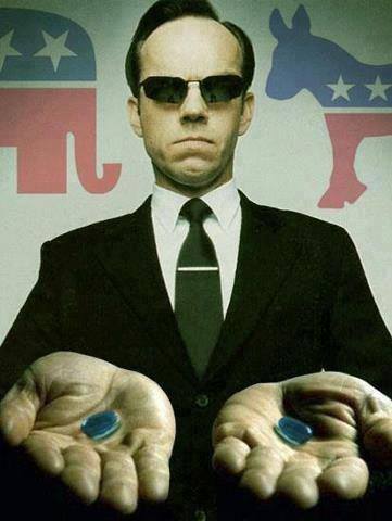 Agent Smith Offers 2 Blue Pills