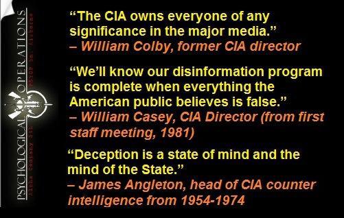 The CIA Owns Everyone of Any Significance in the Major Media