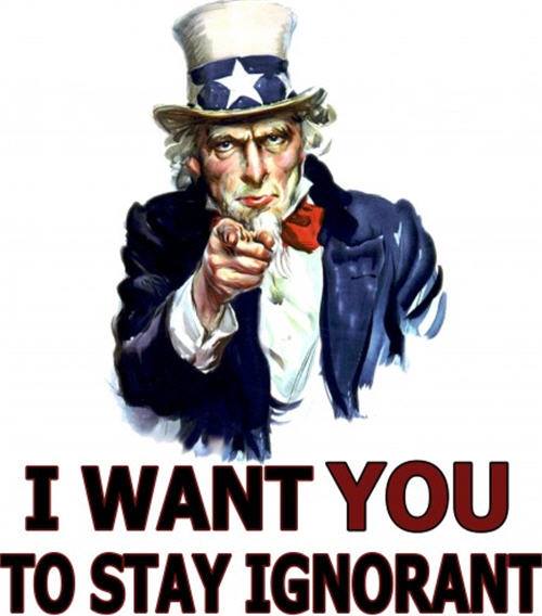 Uncle Sam - I Want You to Stay Ignorant