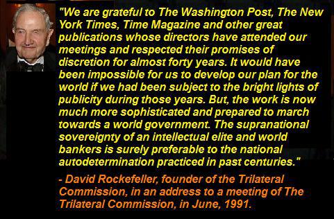 David Rockefeller Thanks Media for Keeping Cabal Plans Out of the Media Spotlight for 40 Years