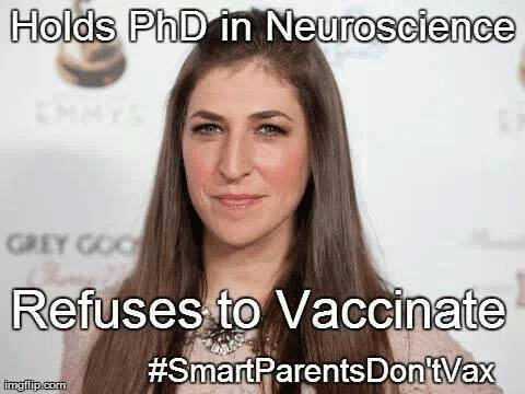 Dr Mayim Bialik Holds a PhD in Neuroscience -- Refuses to Vaccinate