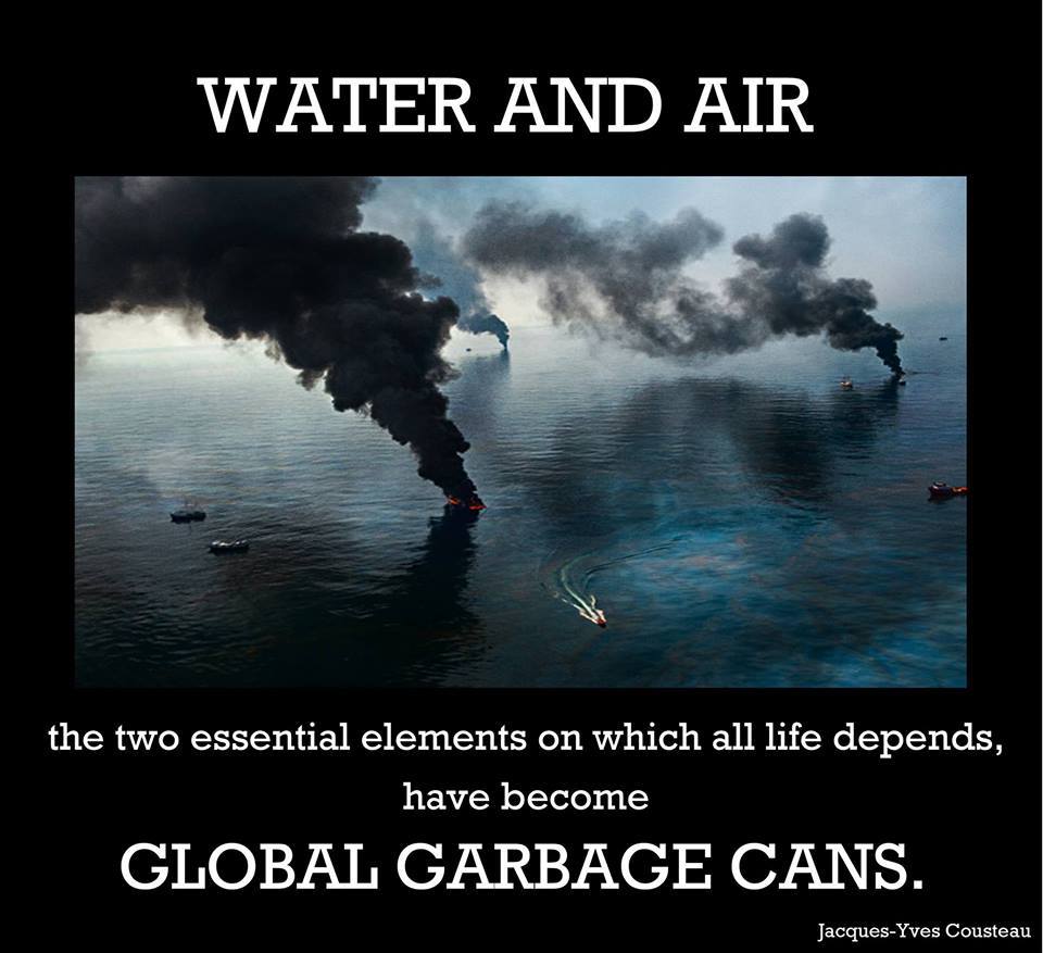 Water and Air Have Become Global Garbage Cans