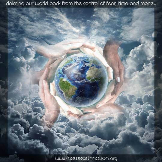 New Earth Nation - Hands Holding Earth