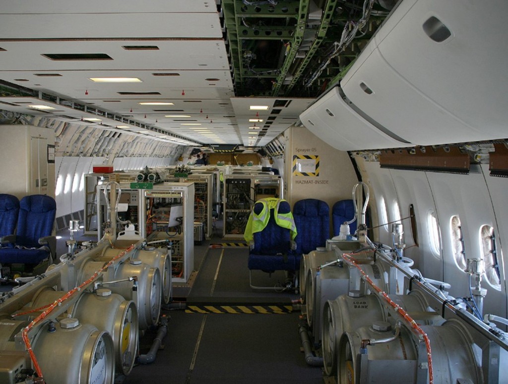 Inside a chemtrail plane a